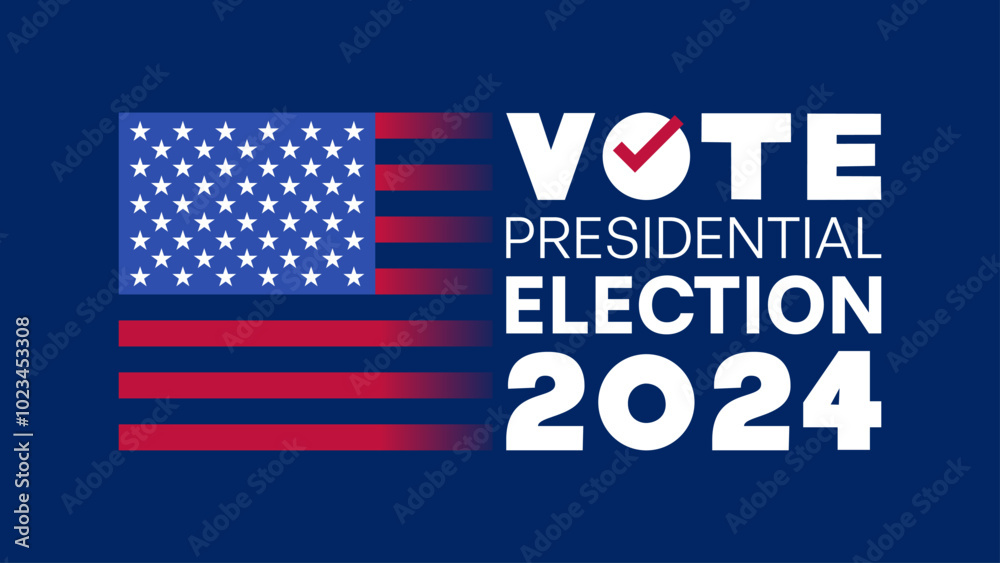 2024 United States Presidential Election Vote Banner