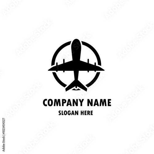 Airplane Logo Template Design Vector