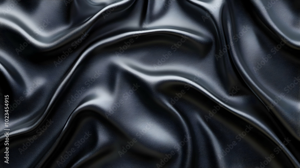 Obraz premium Black Leather Texture Background Image