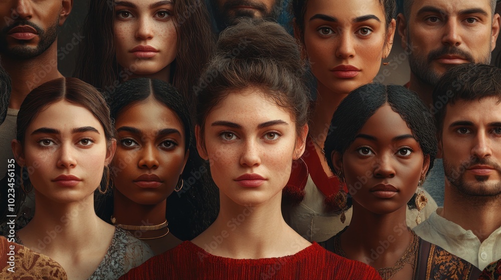 Obraz premium Diversity in Faces
