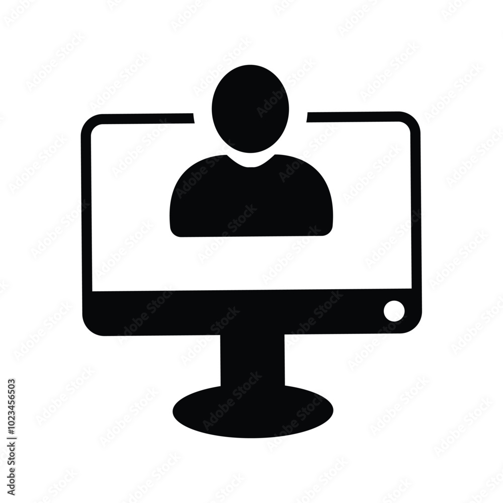 Computer user icon