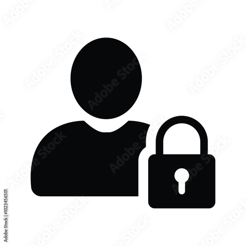 User lock icon