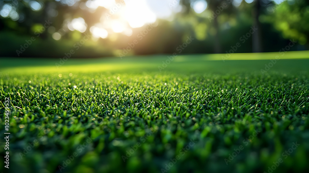Green Grass Blades Close Up Background Green Grass Blades Close Up Background
