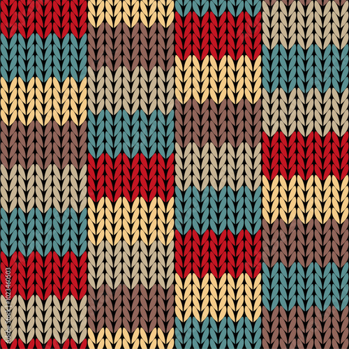 Knitted background pattern wallpaper knitting decorative print handmade textile knitting handiwork