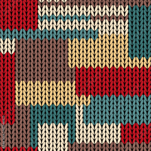 Knitted background pattern wallpaper knitting decorative print handmade textile knitting handiwork