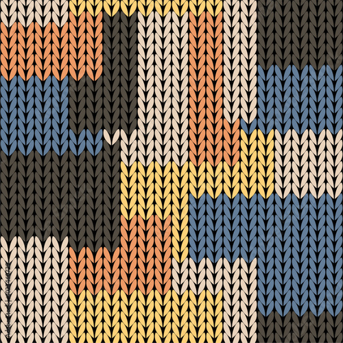 Knitted background pattern wallpaper knitting decorative print handmade textile knitting handiwork