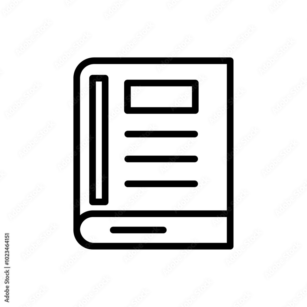 A simple book icon symbolizing knowledge or reading. A simple book icon symbolizing knowledge or reading.