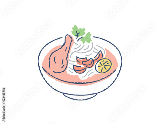 タイのカレーラーメン・カオソーイ