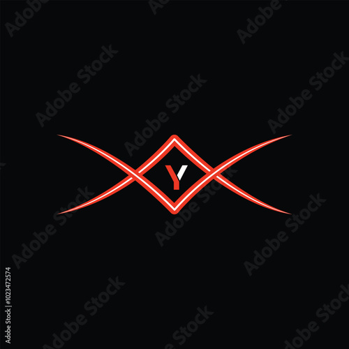 Letter y. Icon for design on