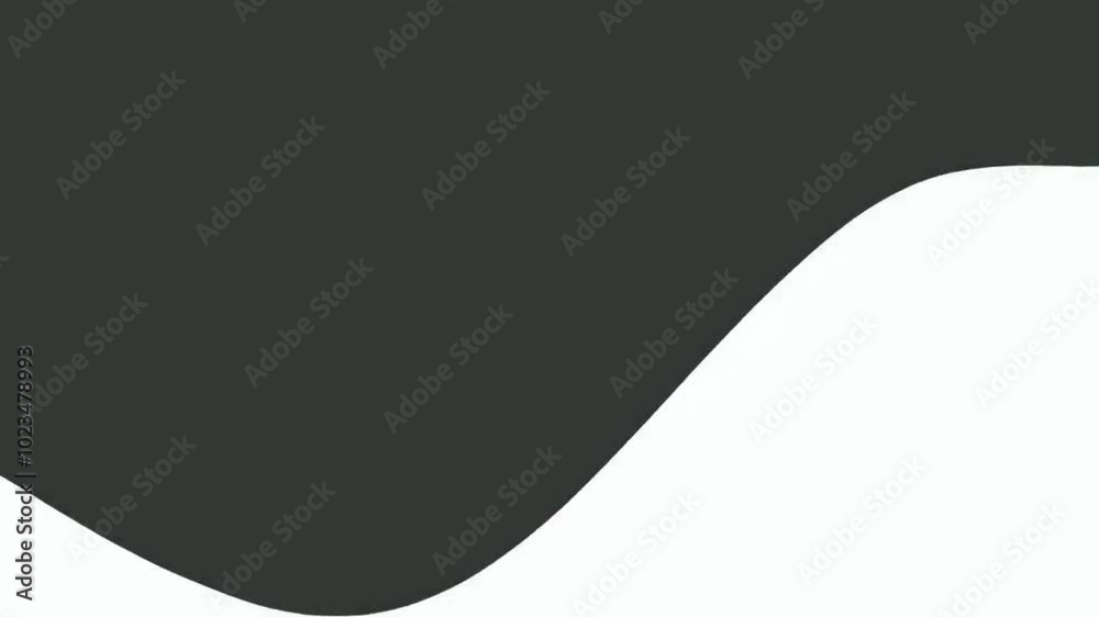 Abstract design featuring smooth black and white curves. Abstract design featuring smooth black and white curves.