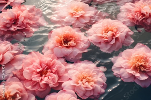 Aesthetic flower blossom petal. photo