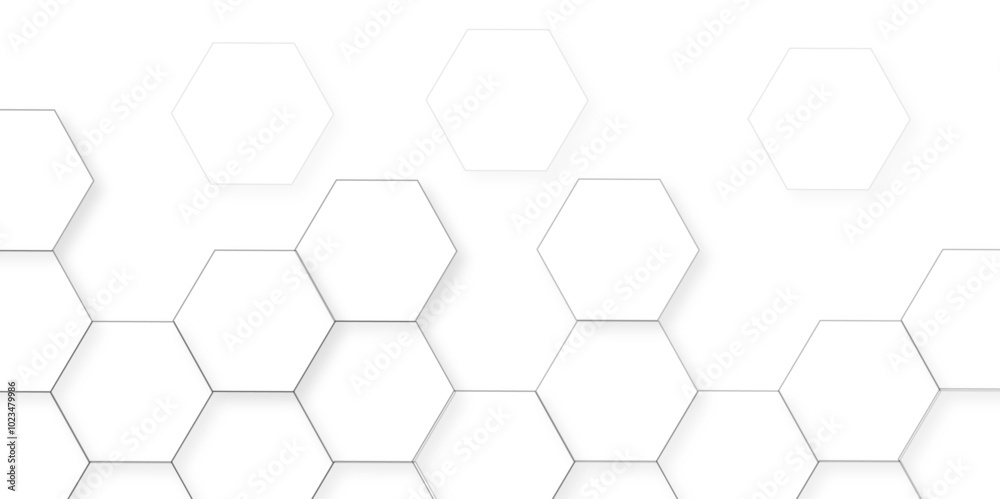 Abstract white background with hexagon and hexagonal background. Luxury white pattern with hexagons. abstract 3d hexagonal background with shadow. 3D futuristic abstract honeycomb mosaic background. Abstract white background with hexagon and hexagonal background. Luxury white pattern with hexagons. abstract 3d hexagonal background with shadow. 3D futuristic abstract honeycomb mosaic background.