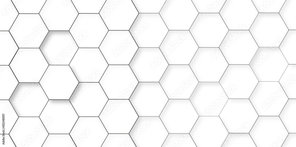 Abstract white background with hexagon and hexagonal background. Luxury white pattern with hexagons. abstract 3d hexagonal background with shadow. 3D futuristic abstract honeycomb mosaic background. Abstract white background with hexagon and hexagonal background. Luxury white pattern with hexagons. abstract 3d hexagonal background with shadow. 3D futuristic abstract honeycomb mosaic background.