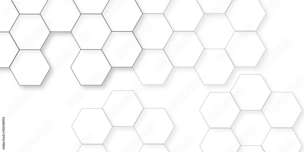 Abstract white background with hexagon and hexagonal background. Luxury white pattern with hexagons. abstract 3d hexagonal background with shadow. 3D futuristic abstract honeycomb mosaic background. Abstract white background with hexagon and hexagonal background. Luxury white pattern with hexagons. abstract 3d hexagonal background with shadow. 3D futuristic abstract honeycomb mosaic background.