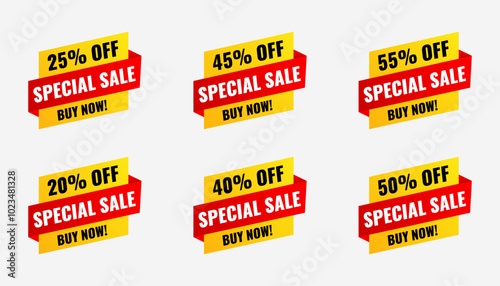 Discount sale labels vector template. Price Drop, big sale, final sale, flash sale background. Discount Promotion marketing poster design for web and Social.