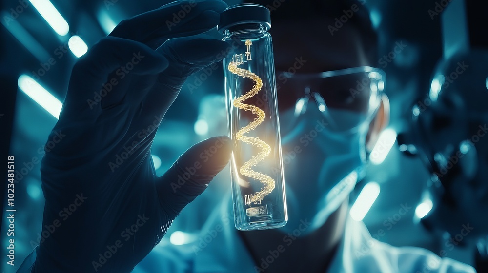 UK Doctor Holding a Glass Phial Containing the COVID-19 Vaccine: A Coronavirus Vaccine Concept Featuring Floating Double Helix DNA in Liquid and Immunization Research for a SARS Virus Cure UK Doctor Holding a Glass Phial Containing the COVID-19 Vaccine: A Coronavirus Vaccine Concept Featuring Floating Double Helix DNA in Liquid and Immunization Research for a SARS Virus Cure