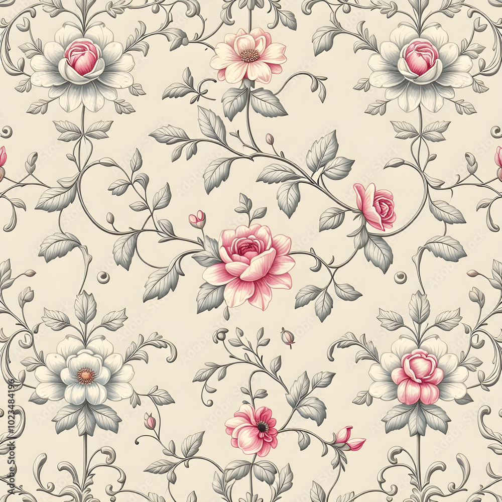 seamless pattern with flowers seamless pattern with flowers