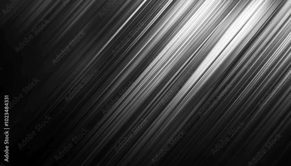 Fototapeta premium Abstract Black and White Diagonal Lines Pattern
