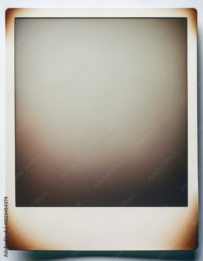 Burned Polaroid Photo