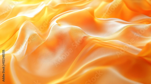 Abstract Orange Fabric Texture Background