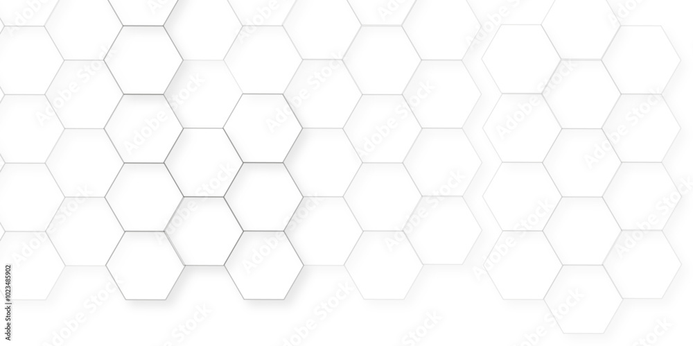 Abstract white background with hexagon and hexagonal background. Luxury white pattern with hexagons. abstract 3d hexagonal background with shadow. 3D futuristic abstract honeycomb mosaic background. Abstract white background with hexagon and hexagonal background. Luxury white pattern with hexagons. abstract 3d hexagonal background with shadow. 3D futuristic abstract honeycomb mosaic background.