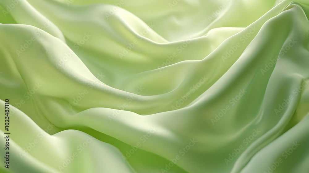 Abstract Green Fabric Texture Background Illustration Abstract Green Fabric Texture Background Illustration