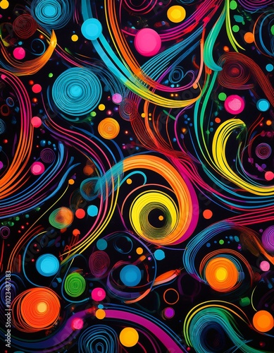 Abstract colorful pattern