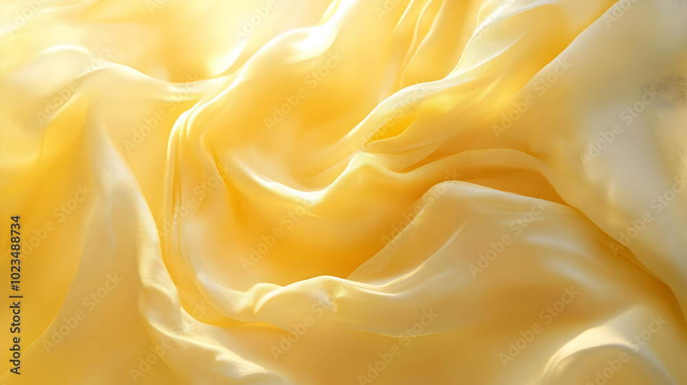 Obraz premium Abstract Background with Yellow Fabric Texture