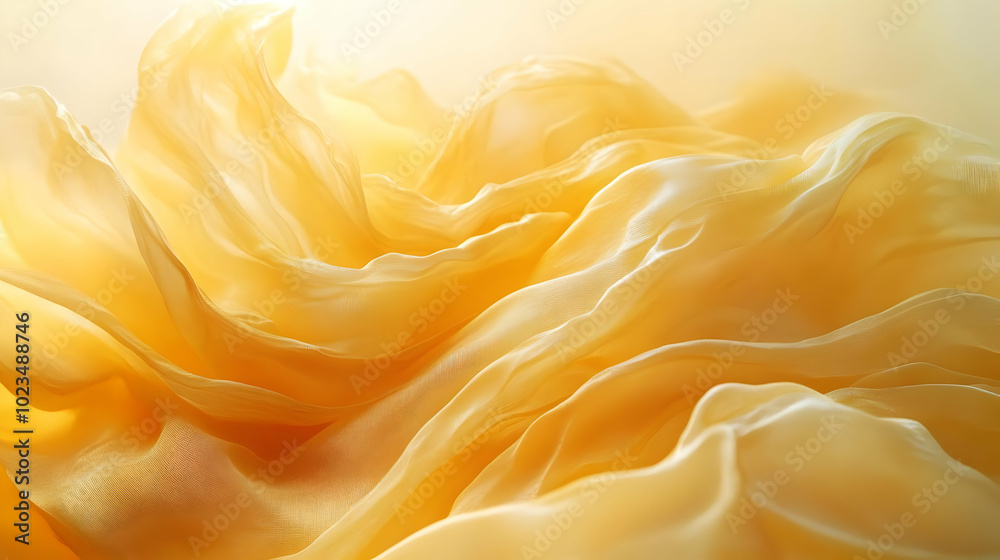 Obraz premium Abstract Yellow Fabric Texture Background