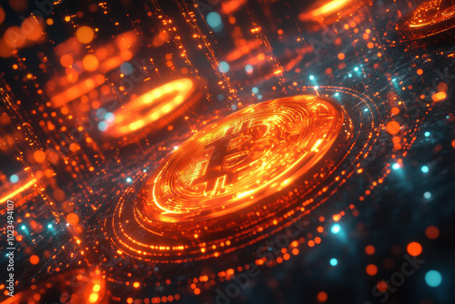 Futuristic Digital Technology Background