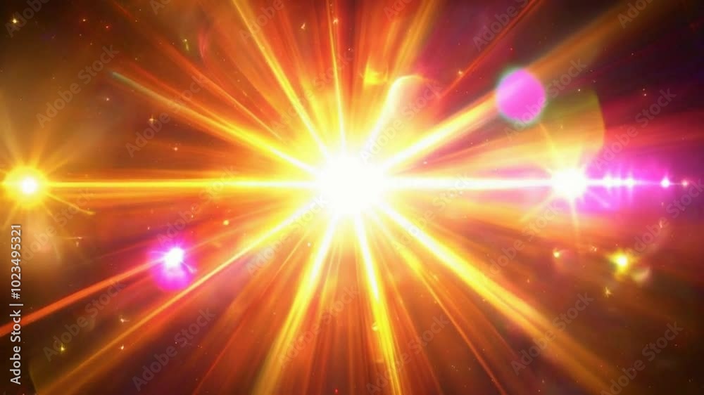 A vibrant explosion of light and color, representing energy and cosmic phenomena. A vibrant explosion of light and color, representing energy and cosmic phenomena.