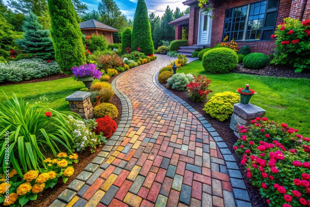Beautiful Paver Stone Walkway Design Ideas for Your Garden Pathway to ...
