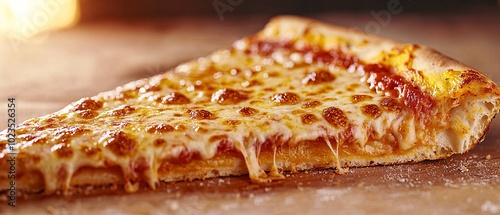 Unappetizing Close-up of Dripping Cheese on Soggy Pizza Slice under Dim Light