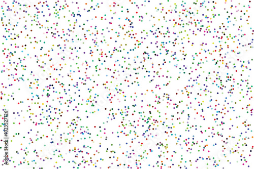 background with thousands of small circles on white but colored in random positions