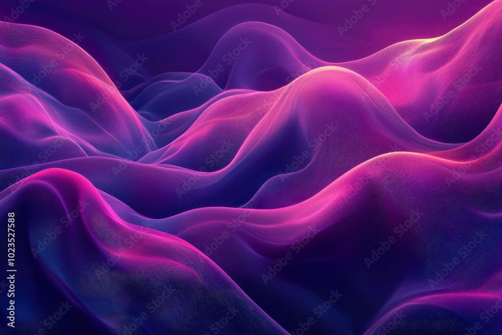 Abstract Purple and Pink Wavy Lines Background Abstract Purple and Pink Wavy Lines Background