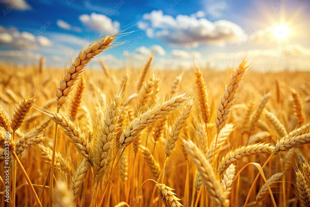 Golden wheat field Golden wheat field
