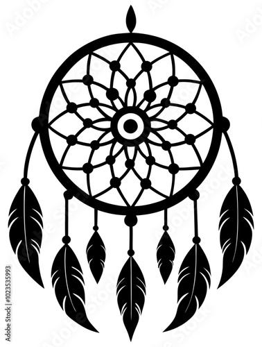 Traditional dreamcatchers ornament