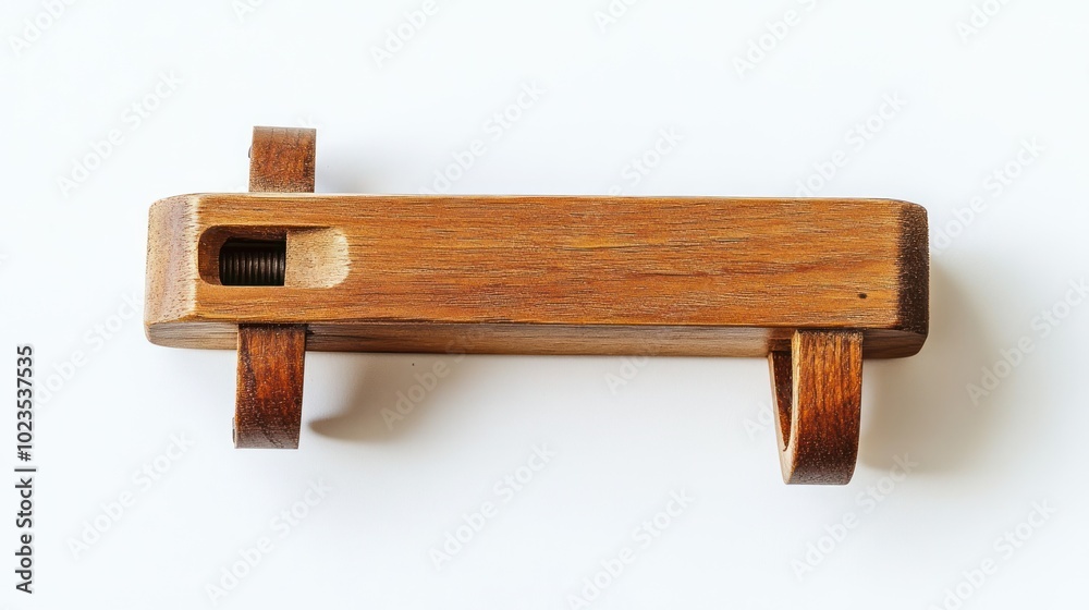 Wooden Hand-Cranked Music Box with a Metal Gear Mechanism Wooden Hand-Cranked Music Box with a Metal Gear Mechanism