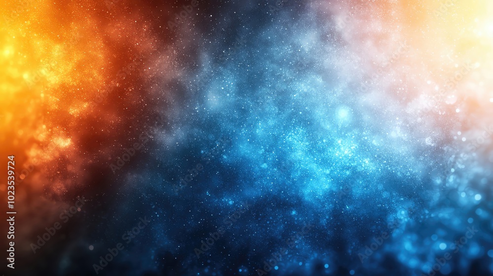 Vibrant cosmic background featuring swirling blue and orange hues, perfect for artistic projects and digital designs. Vibrant cosmic background featuring swirling blue and orange hues, perfect for artistic projects and digital designs.