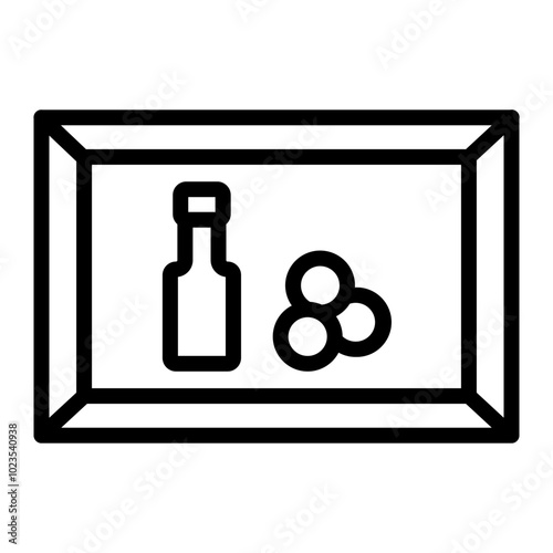 Still Life Vector Line Icon Design