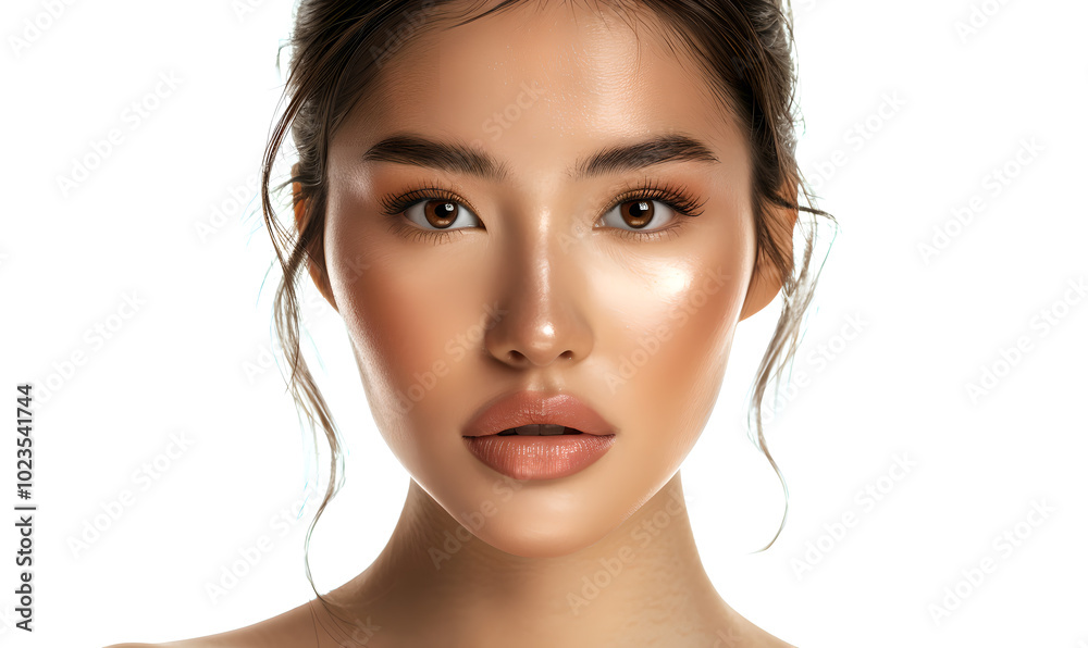 portrait of woman with perfect skin portrait of woman with perfect skin