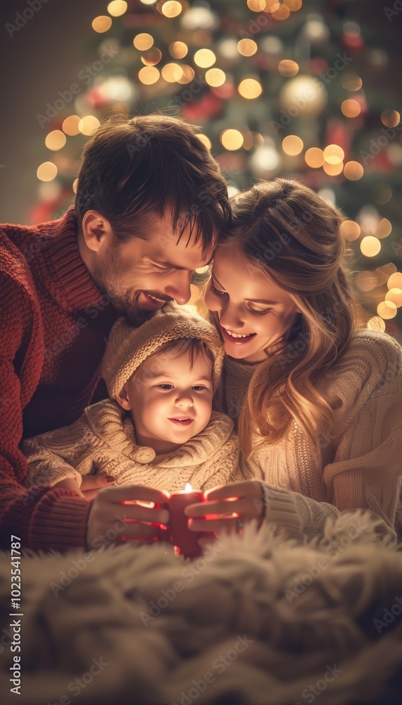 Family bonding and laughter during a cozy movie night in a warm and inviting living room space Family bonding and laughter during a cozy movie night in a warm and inviting living room space