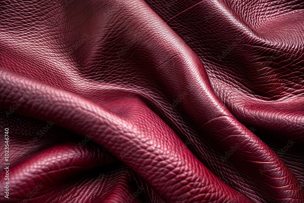 Soft and smooth burgundy leather texture with deep color Soft and smooth burgundy leather texture with deep color