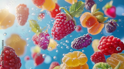 Sweet Surprise Vibrant Sour Candies Transformed by Miracle Fruit A Playful Exploration of Flavor Alchemy