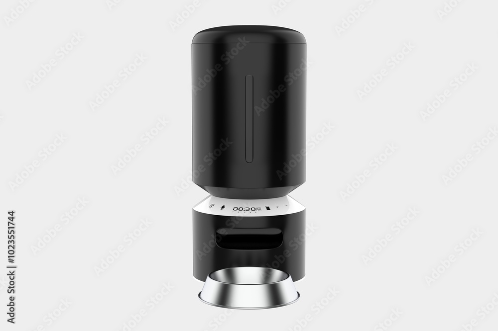 Pet Supplies Dog Feeder Automatic Feeder Cat Dispenser automatic pet feeder with wifi. 3d illustration Pet Supplies Dog Feeder Automatic Feeder Cat Dispenser automatic pet feeder with wifi. 3d illustration