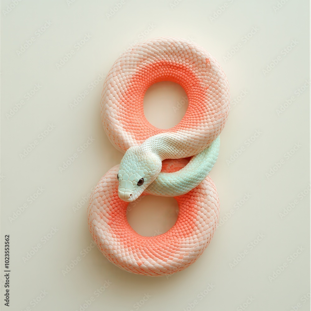 Fototapeta premium Intense Snake Strike: Aggressive Reptile Coiled to Attack