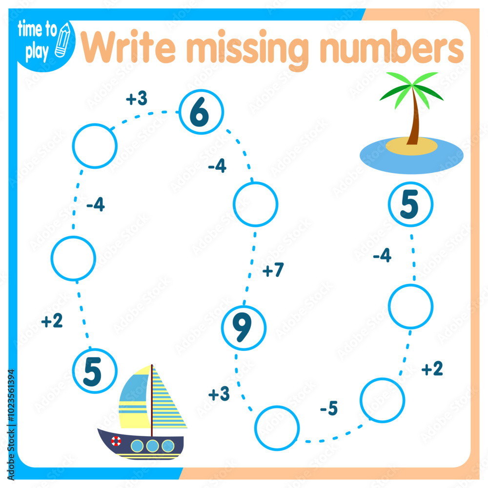 vector illustration of a children's math game on the theme “I can count.” Mathematical examples of addition and subtraction in a playful way.
vector illustration of a children's math game on the theme “I can count.” Mathematical examples of addition and subtraction in a playful way.