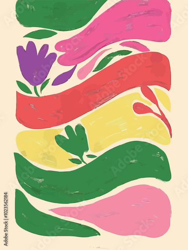 A colorful LGBTQ pride flag waving gently in the wind, symbolizing love, diversity, acceptance, and equality. Perfect for use in designs related to LGBTQ rights, events, pride celebrations, and inclus