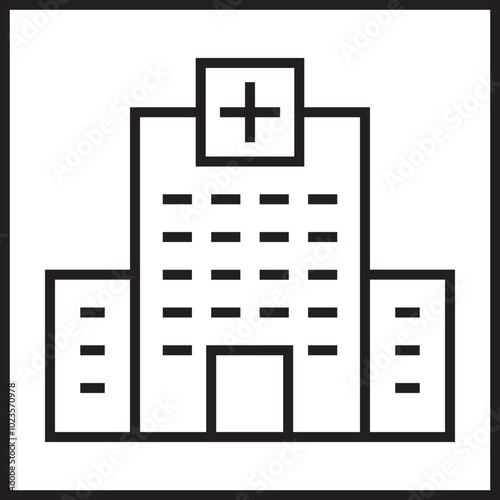 Hospital BuildingIcon Design