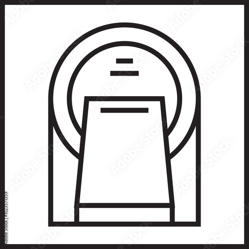 MRI ScannerIcon Design